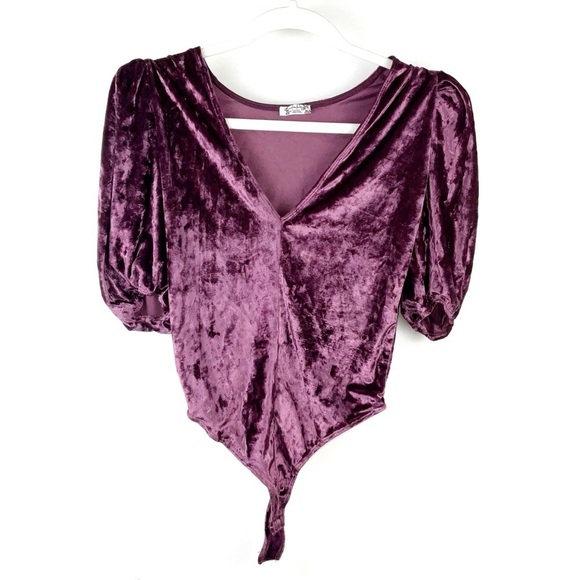 Intimately Free People Don’t You Wish Purple/Violet Bodysuit | Size XS - Picture 1 of 6